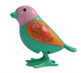 Colorful Funny Key Operated Wind Up Jumping Bird Toy